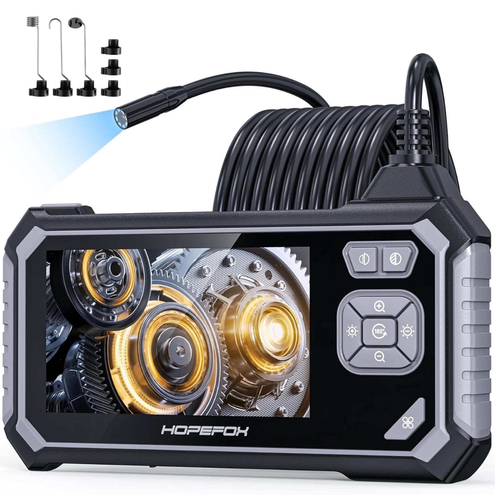 Iv Inspection Light Box Endoscope Inspection Camera, Hopefox 4.3'' IPS