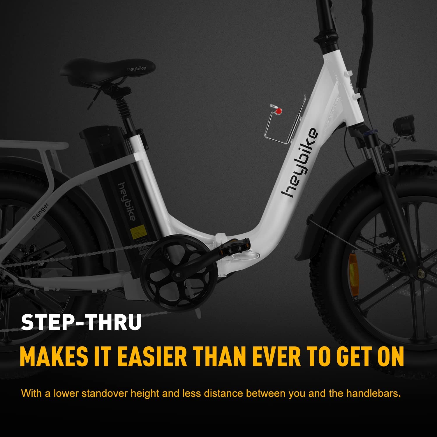 Heybike Ranger Electric Bike for Adults Foldable 20" x 4.0 Fat Tire
