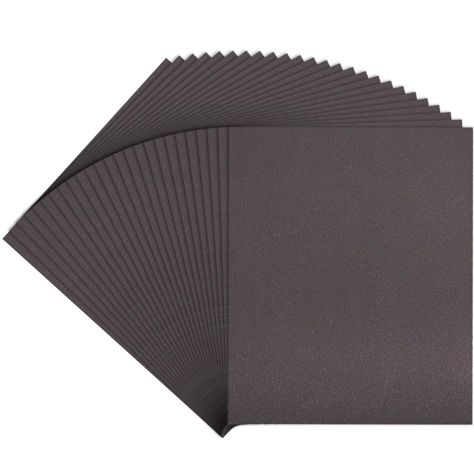 Premium Sandpaper Assortment - 25 Sheets -16
