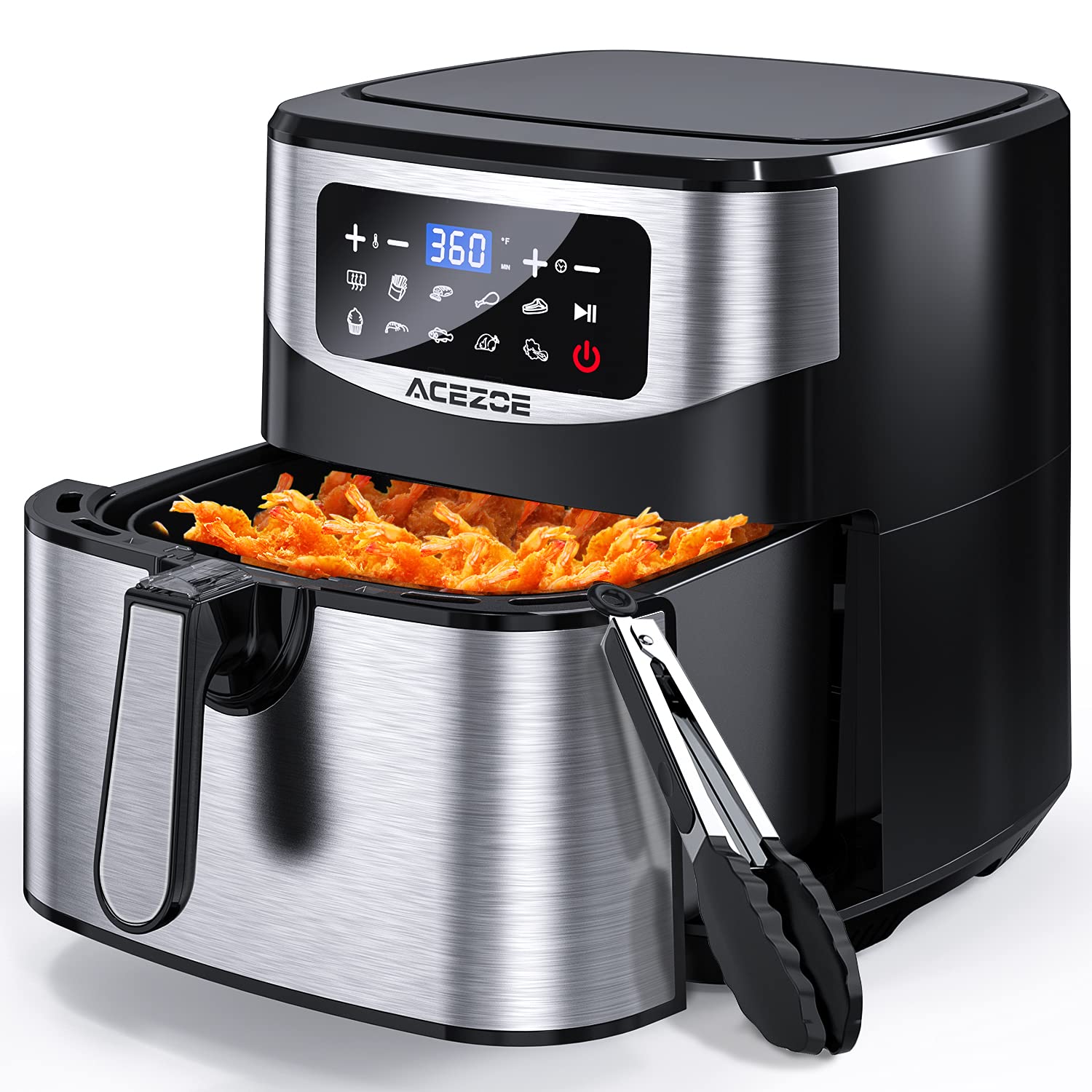 Buy Air Fryer Cooker, Acezoe Electric Airfryer 7.4 quart, Smart Air