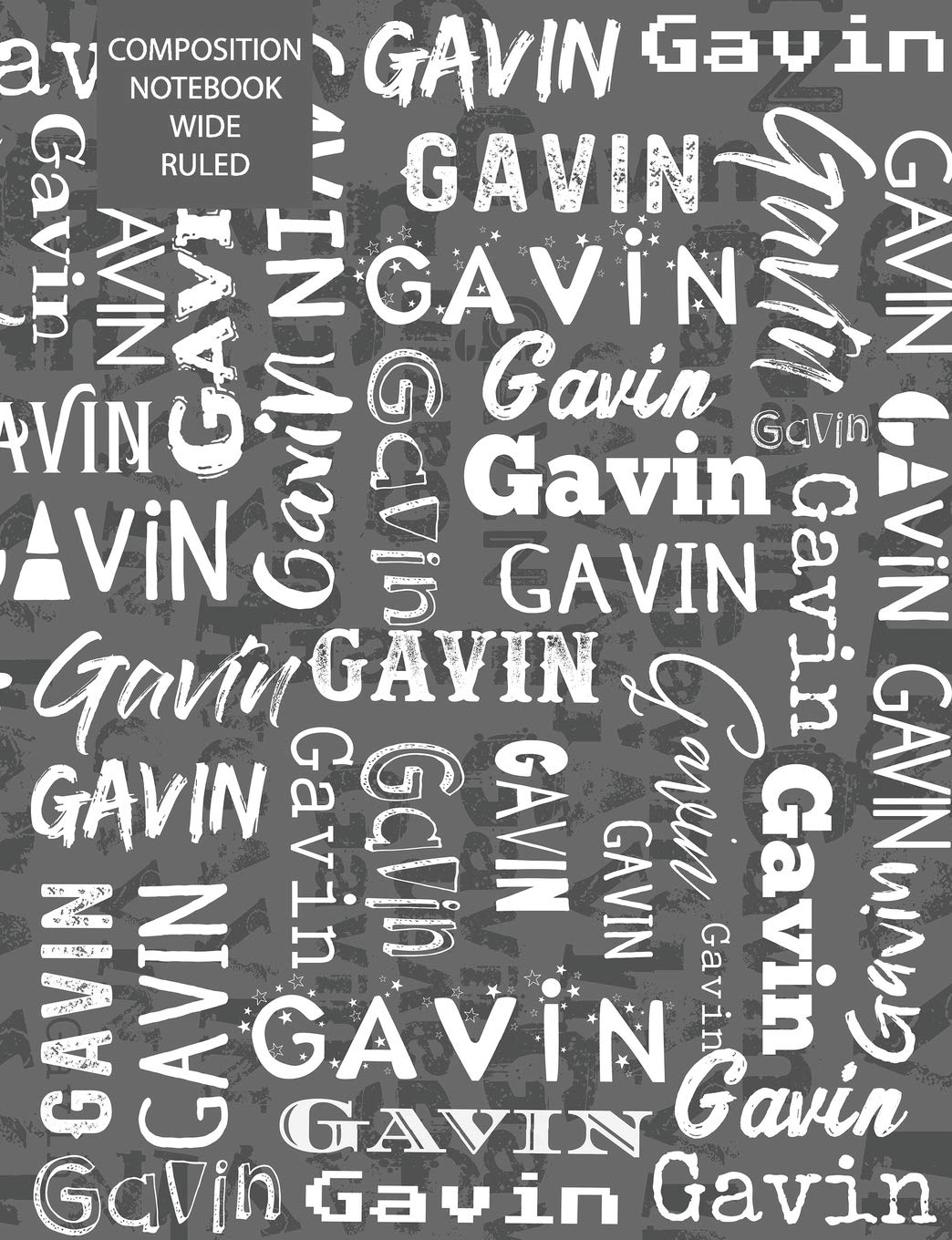 Gavin Composition Notebook Wide Ruled