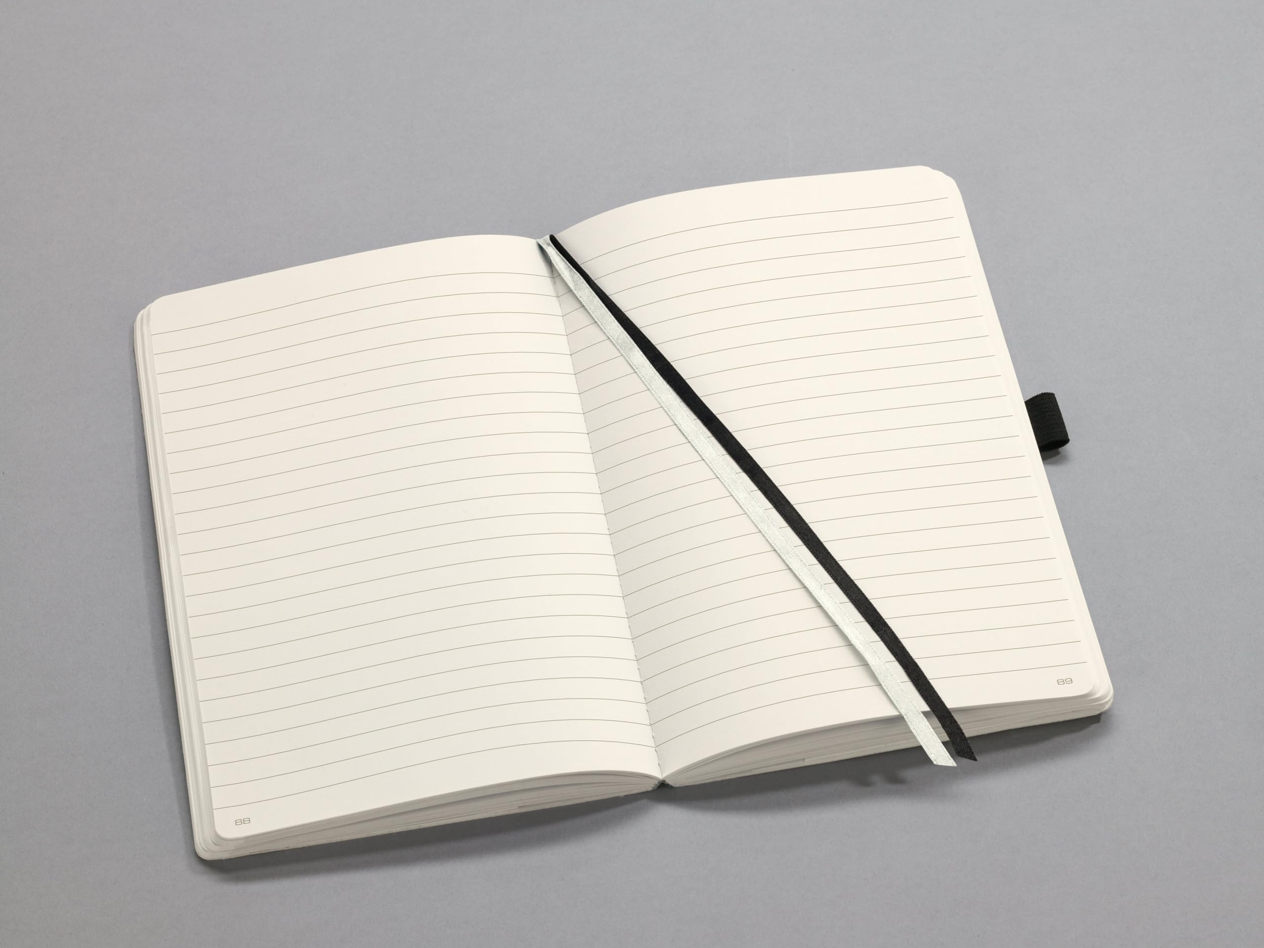SIGEL CO321 Notizbuch Conceptum, ca. A5, liniert, Softcover, schwarz: 80 g/m², 194 S., FSC-zertifiziert, vegan