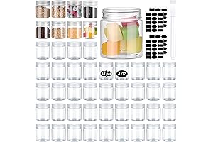 48 Pack 4oz Mini Jars for Versatile Storage