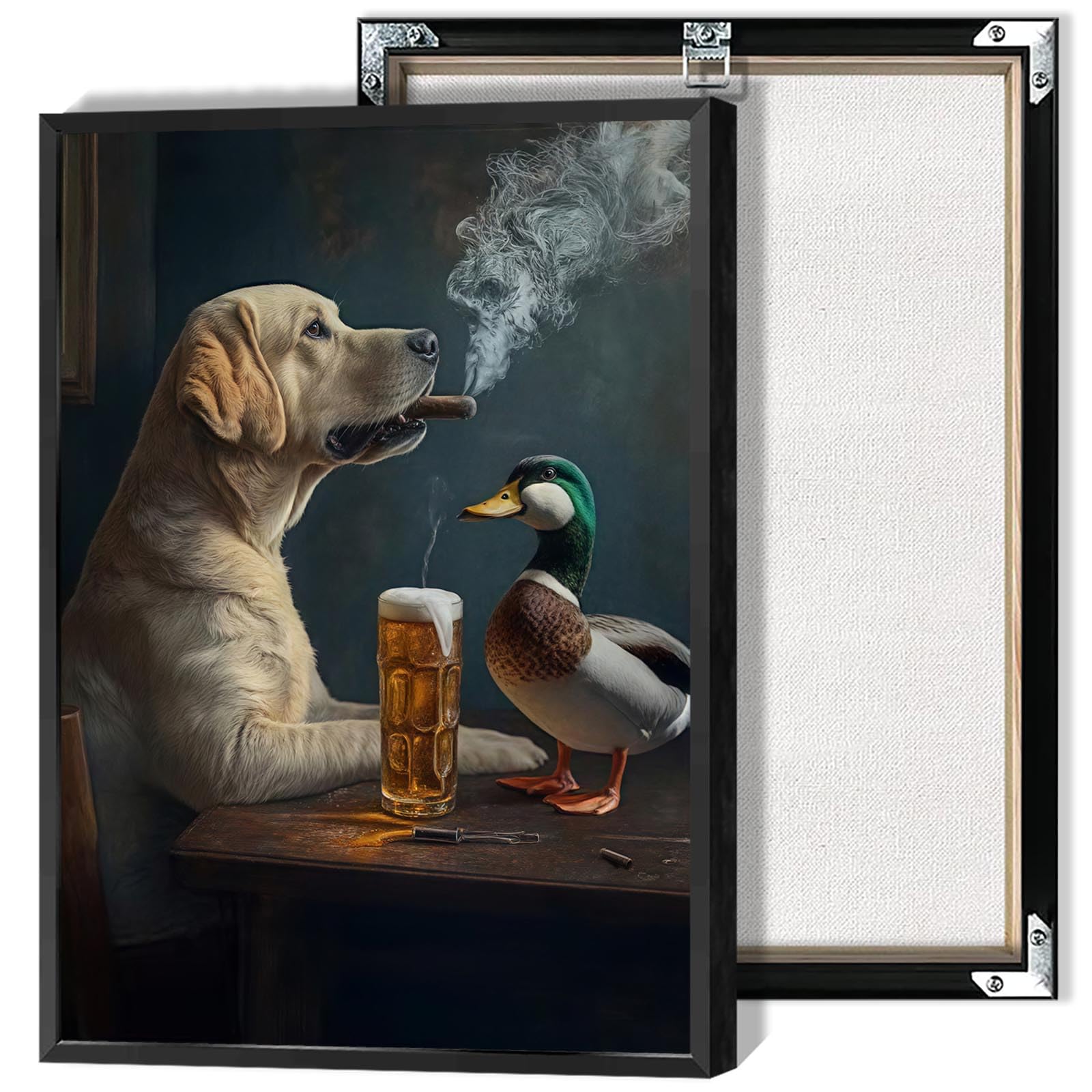 animals smoking cigarettes poster Master Dog Cigarette Print - Animal Poster - Black & White Photography Art - Funny Gift for Men, Women, Animal Lover - Decor for Bedroom, Office Birdhouses by Stupell Industries 1pc looks stupid animals smoking
