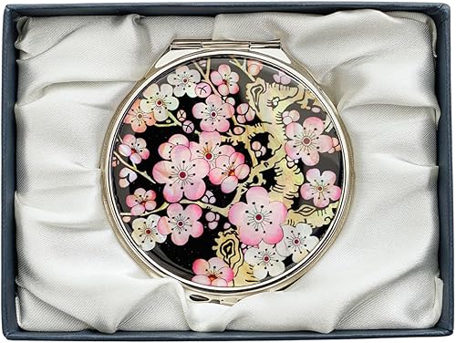 Miniatura 39 de February Mountain Espejo Compacto de Nácar – Doble Magnificación Regalo para Mujeres, Mamá, Hermana – Idea de Cumpleaños o Navidad (1, Heritage