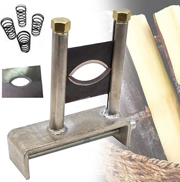 Commercial Sugarcane Peeler, Manual Sugarcane Scraping Machine, 20-70mm Cutting Diameter, with Spring & Replacement Blade, Stainless Steel Sugar Cane Peeling Machine, Saving Time & Effort, for Home