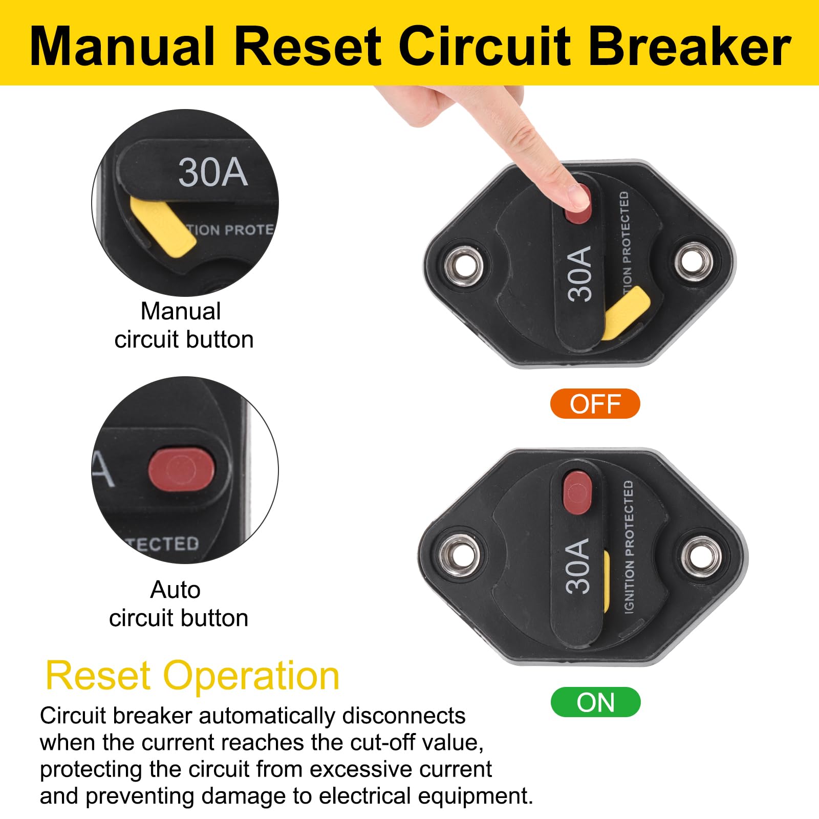 DMiotech 30A Circuit Breaker - Image 4