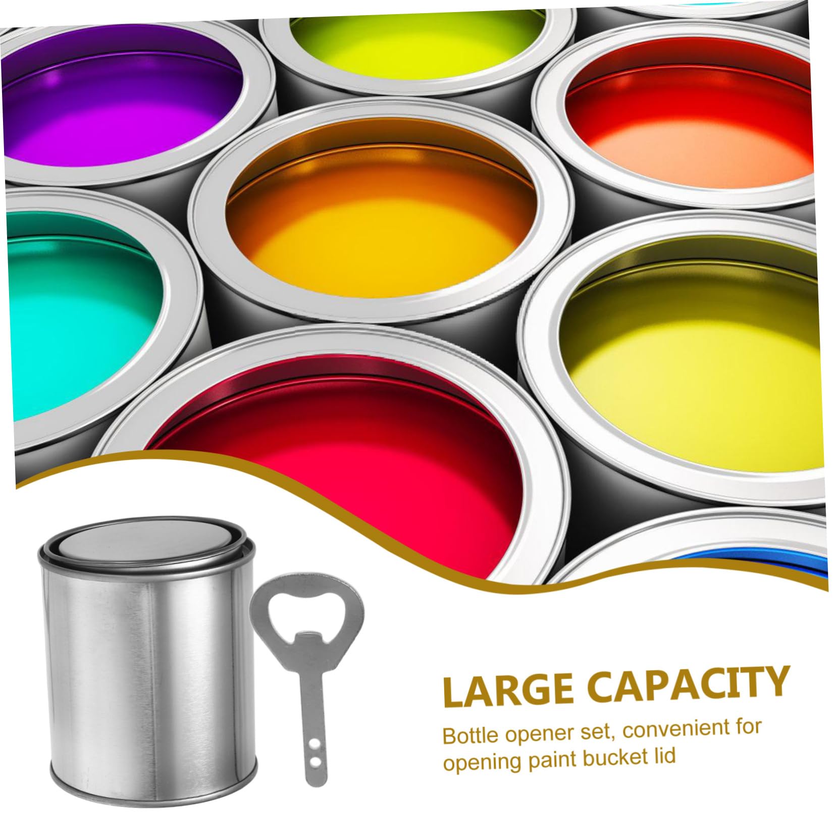 Latas de Pintura Metálicas Vacías con Tapas Contenedores de Almacenamiento para Manualidades y Proyectos de Bricolaje Latas de Pintura Pequeñas y Cubos de Metálicos