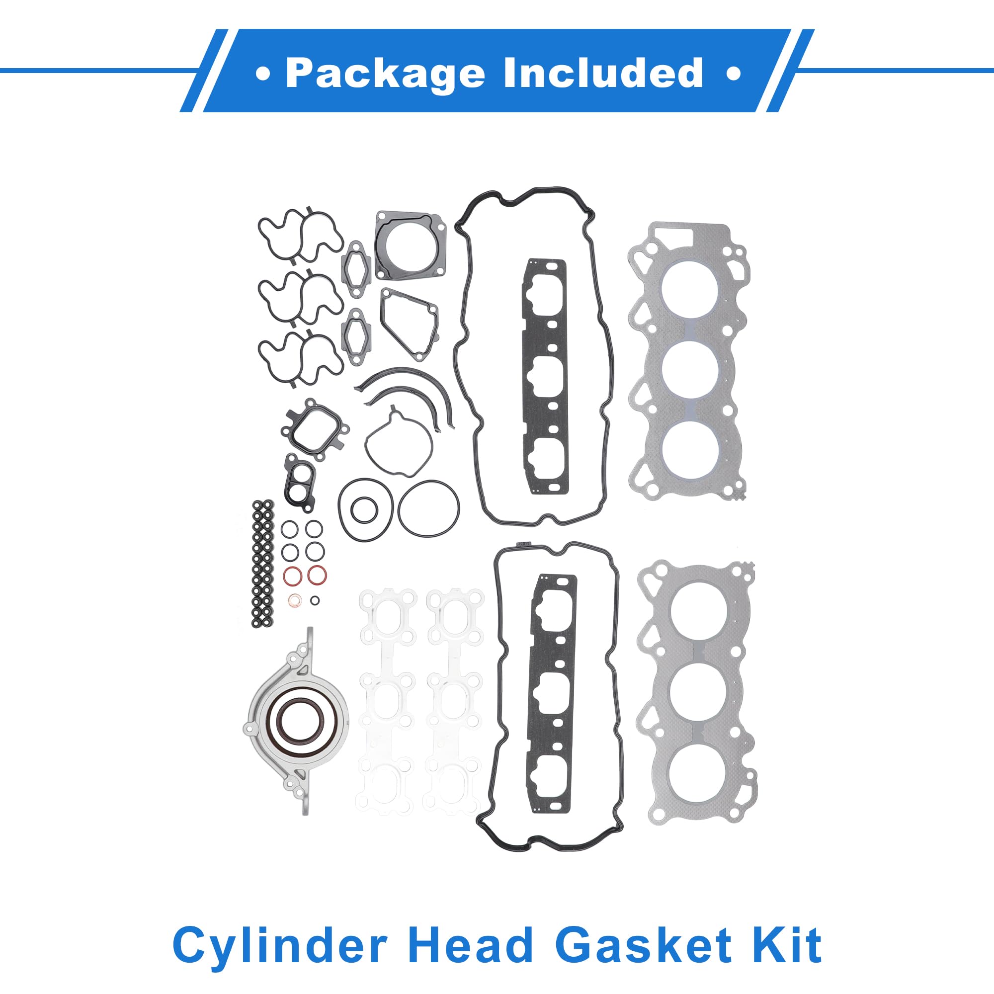Guarnizione Testata Cilindri Per Nissan VQ20/A33 1 Set | Materiale In Metallo Gomma, Numero OE 101016Y225, Resistenza Alle Alte Temperature E Prestazioni Stabili