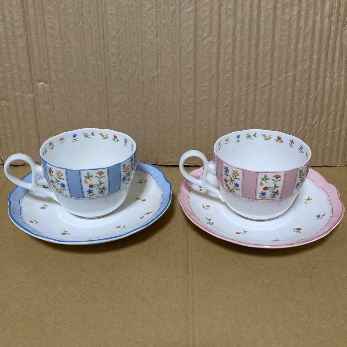 Amazon | ノリタケ トゥルーラブ カップ＆ソーサー 2客 ブルー