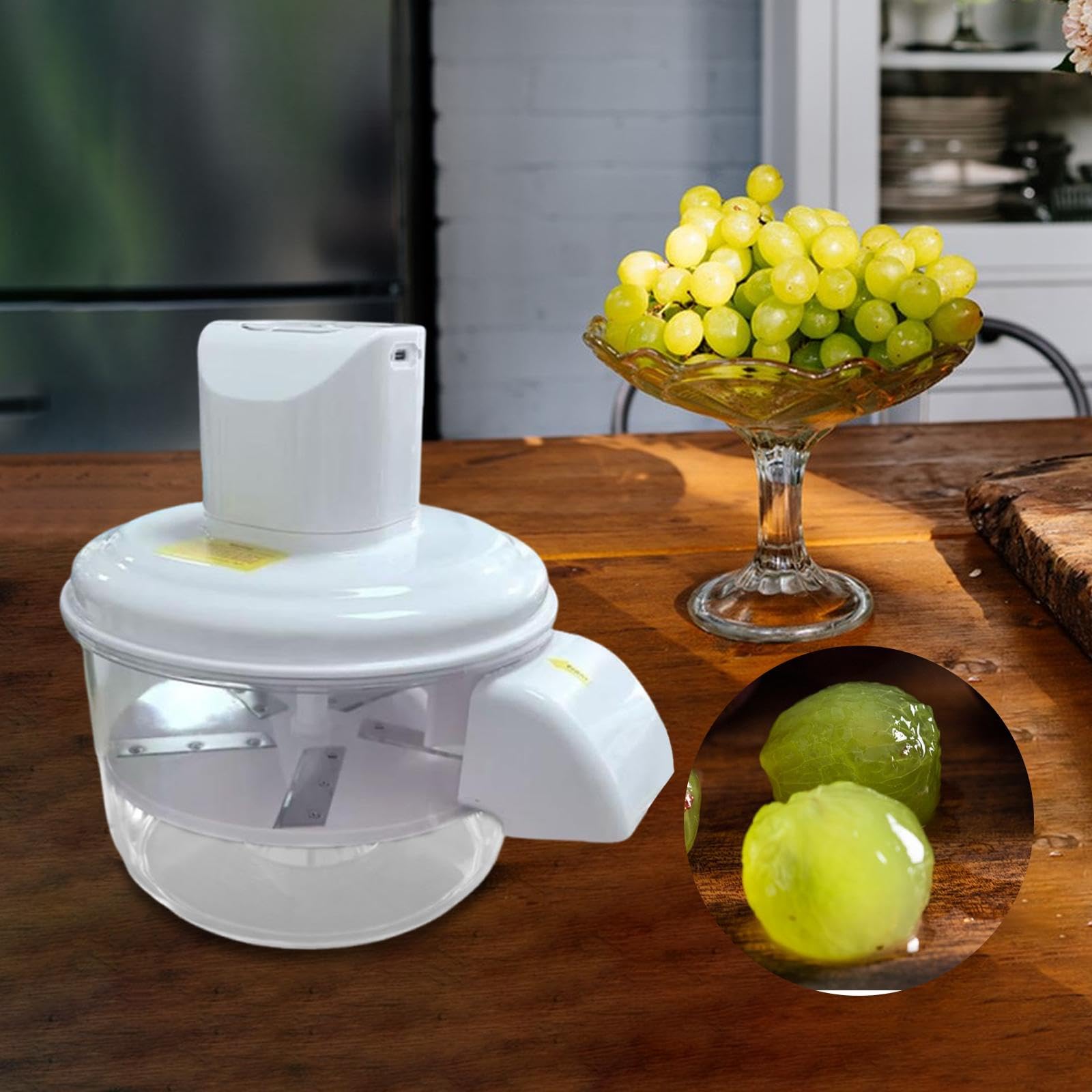 LOVIVER Sbucciatore automatico per frutta, ricaricabile tramite USB, creativo, macchina multifunzionale per la rimozione della pelle, per la casa, bar,