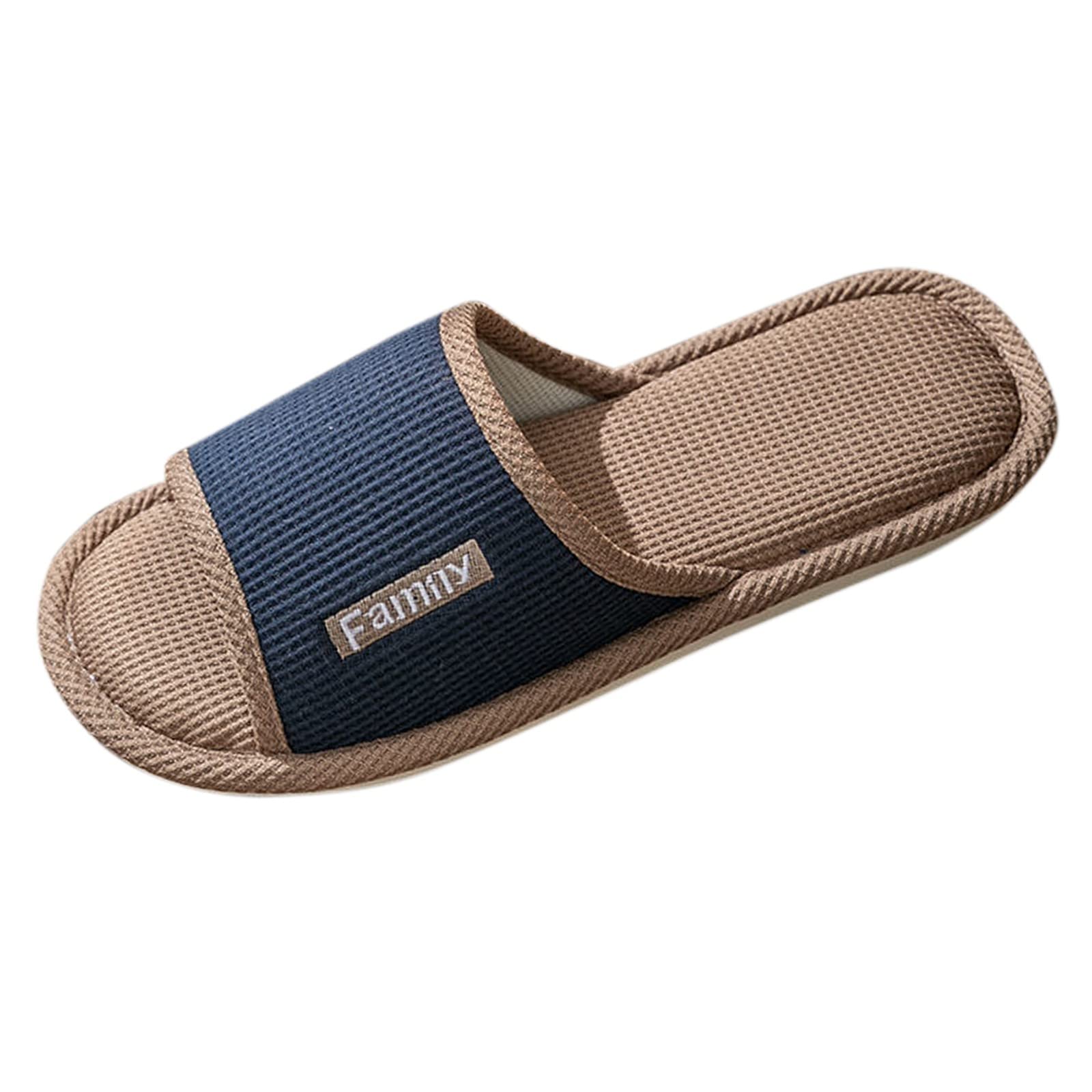 Generic Chanclas Unisex Adulto Sandalias hombres Verano Comodas casual En casa Bañarse Ducha Playa Hawaiana Zapatillas para Baño Ducha Interior Al Aire Libre-1