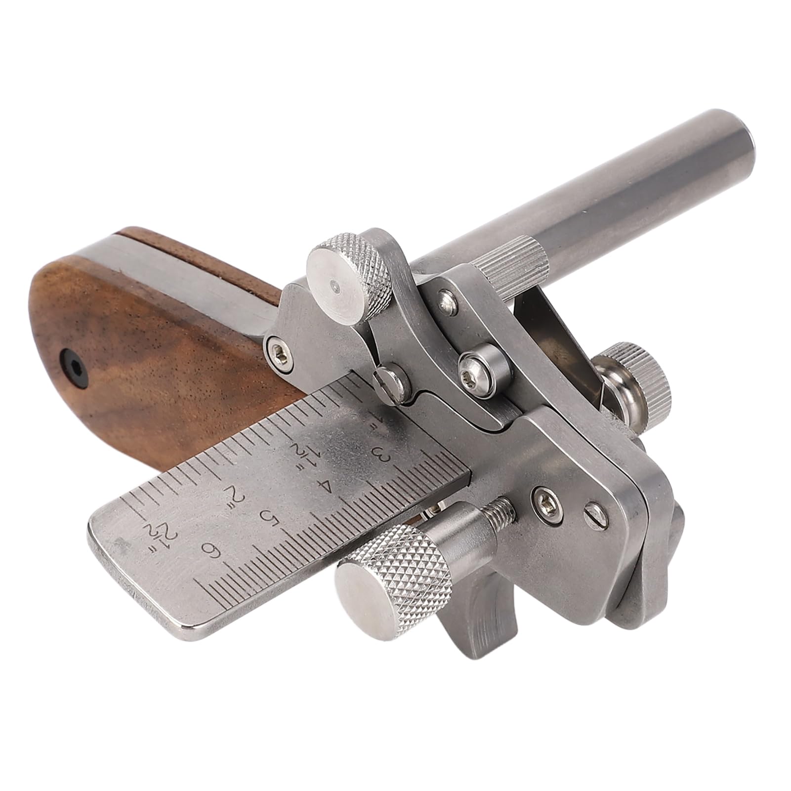 Cortador de tiras de cuero manual profesional, herramienta cortadora de correa de cuero de acero inoxidable 304 resistente con cuchillas de cambio rápido para manualidades e
