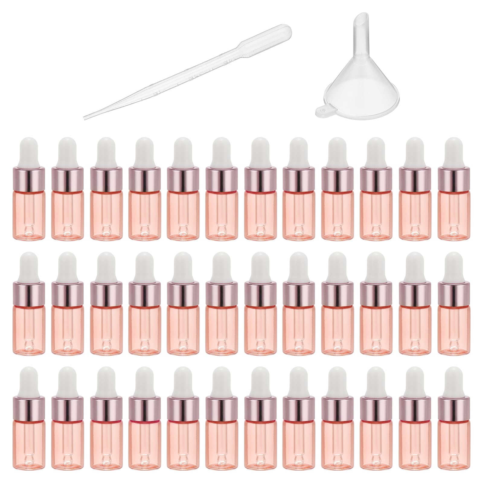 Flacon Compte-Gouttes En Verre 3ml anti-fuites pour huiles essentielles et parfums
