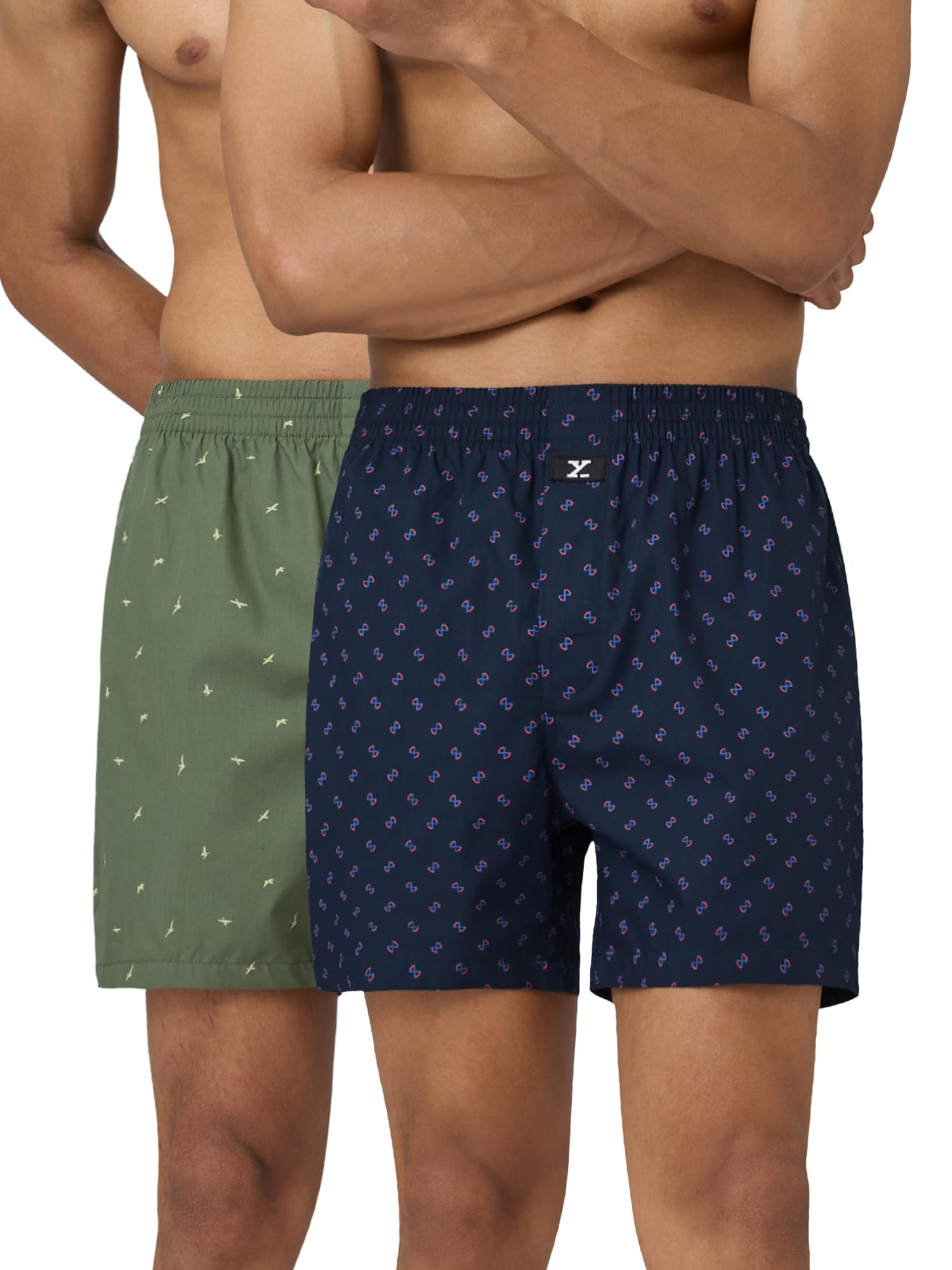 xyxx Printed IntelliEaze Combed Cotton Astor Inner Boxers for Men Pack of 2-picture-29