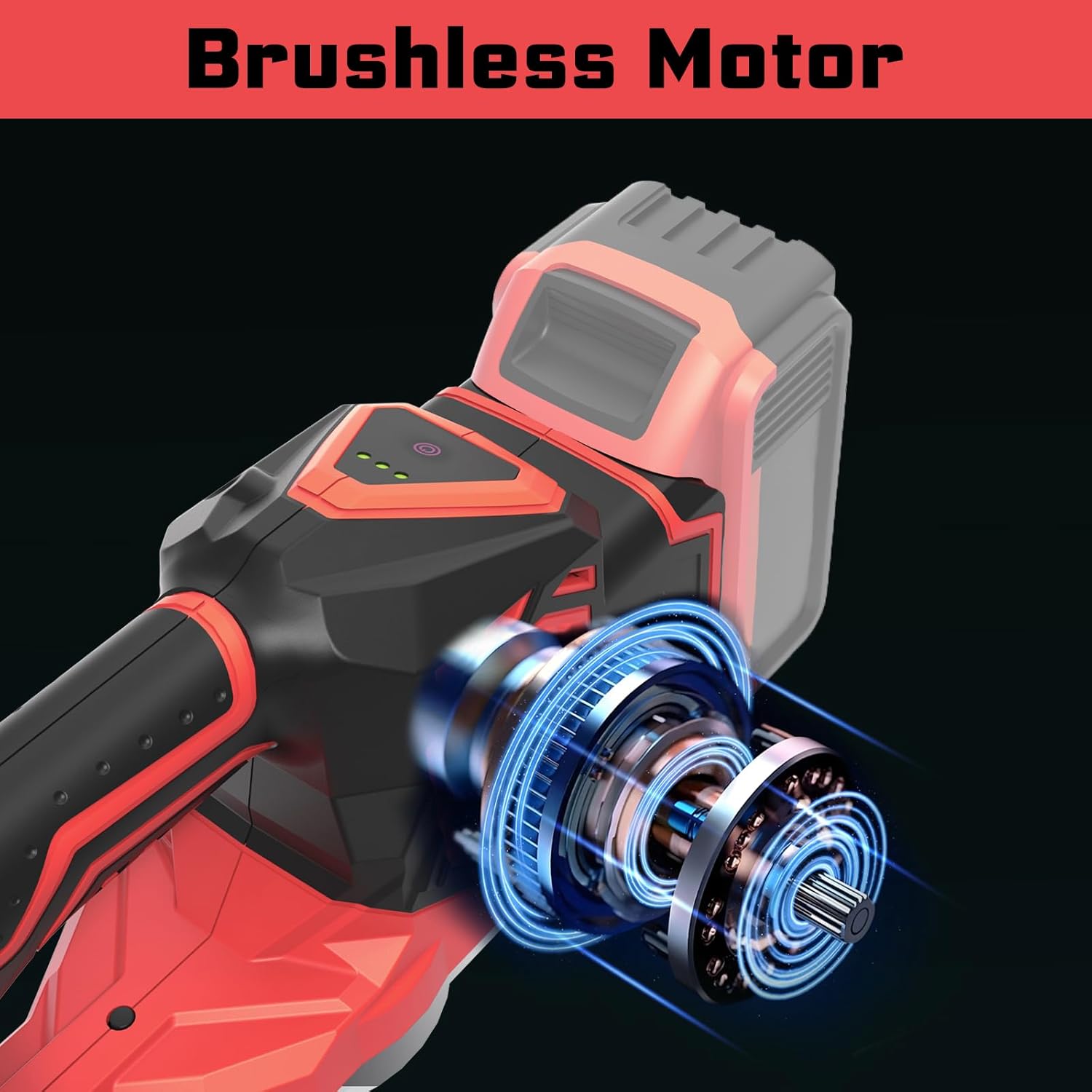 Hedge Trimmer Cordless for Milwaukee 18V Battery (No Battery), 22 inch Electric Bush Shrub Edge Trimmer, Brushless Motor, Powerful & Lightweight, 4.4LBS