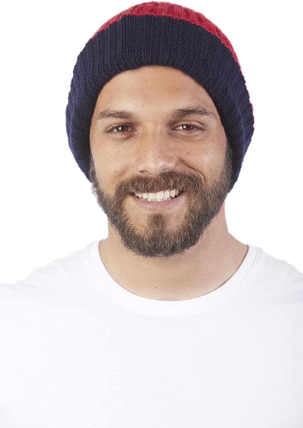 Reversible Alpaca Wool Hat - Warm & Soft Peruvian Unisex Beanie