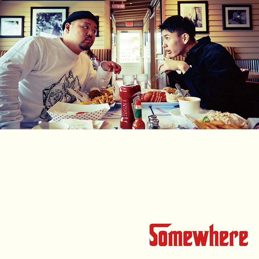 Somewhere C.O.S.A. × KID FRESINO 美品レコード C.O.S.A. × KID FRESINO - Somewhere 2LP - EBBTIDE RECORDS
