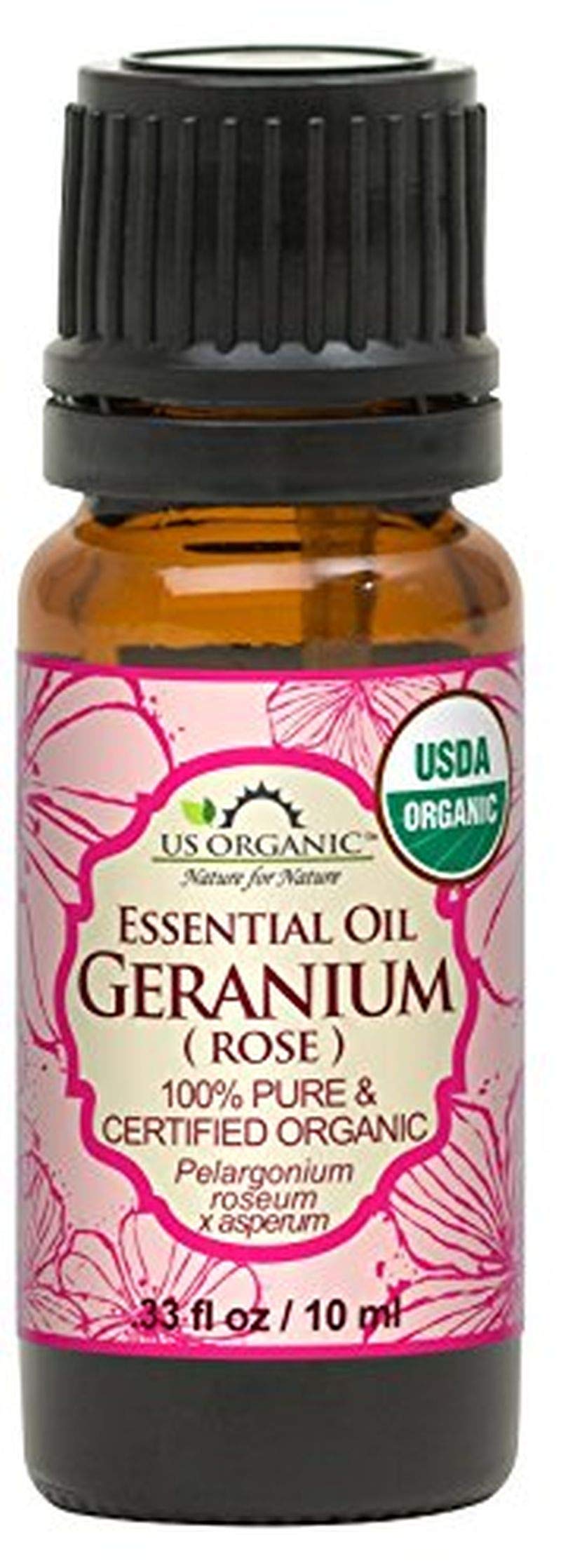 US Organic Rose Geranium Essential Oil