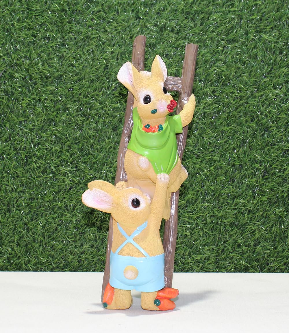 Vikarafty Rabbit Climbing Ladder for Garden Decor, Garden Side, Rabbit Statue (B0CSBVBBMQ) Amazon Price History, Amazon Price Tracker
