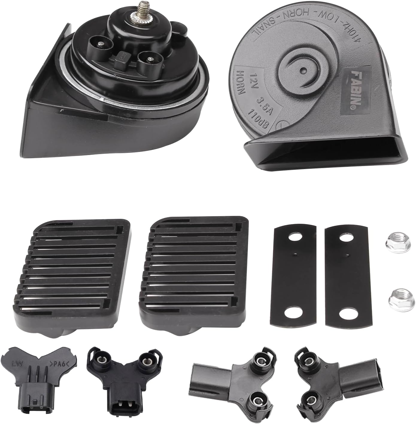 AOLIHAN Car Horn Compatible with Hyundai, 12V Waterproof Snail Horn Loud 125db