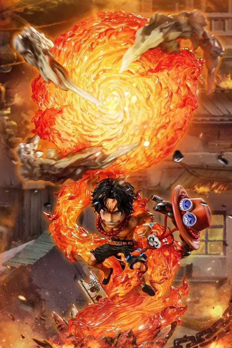 ワンピース One Piece 火拳のエース 炎帝 海外フィギュア Gk ガレージキット フィギュア ドール 通販 Amazon