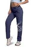 WENRONSTA Women's Hiking Cargo Pants Lightweight Quick Dry Waterproof UPF 50+ Camping Fishing Travel Outdoor Work Pants