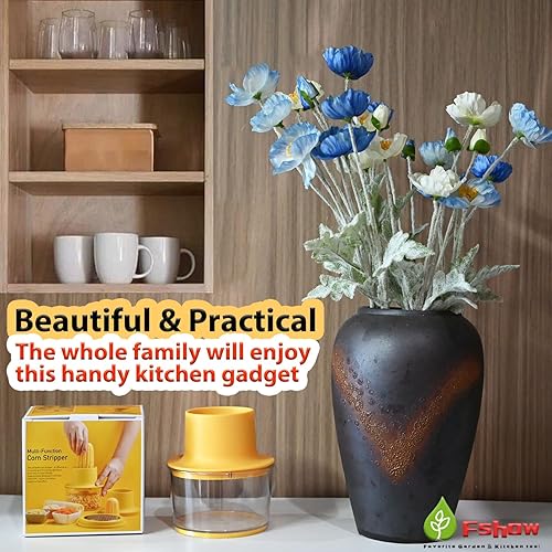 Miniatura 5 de Fshow Herramienta peladora de mazorca de maíz, pelador de maíz elimina rápidamente los granos del maíz
