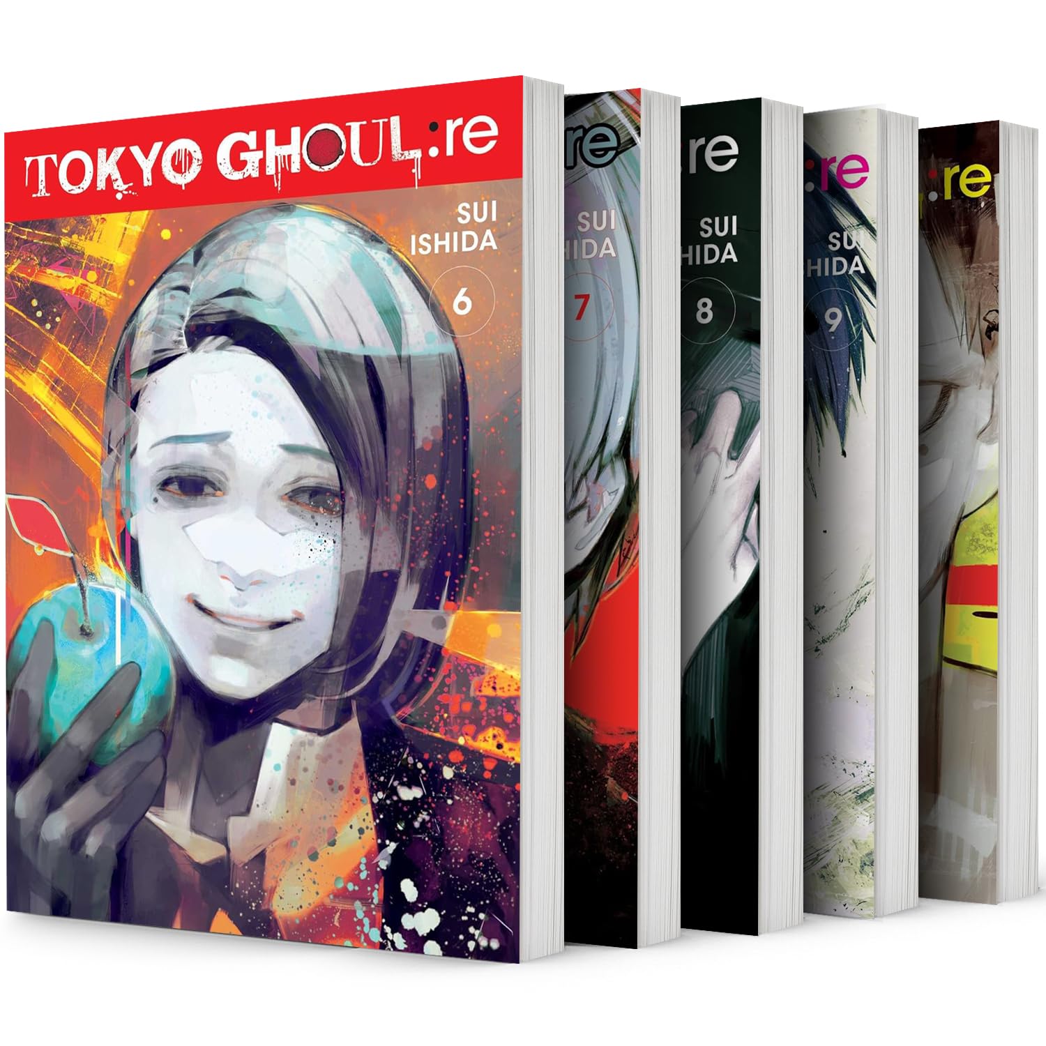 Tokyo Ghoul: Re Manga Series, Set of 5 Books, Vol. 6-10 by Sui Ishida