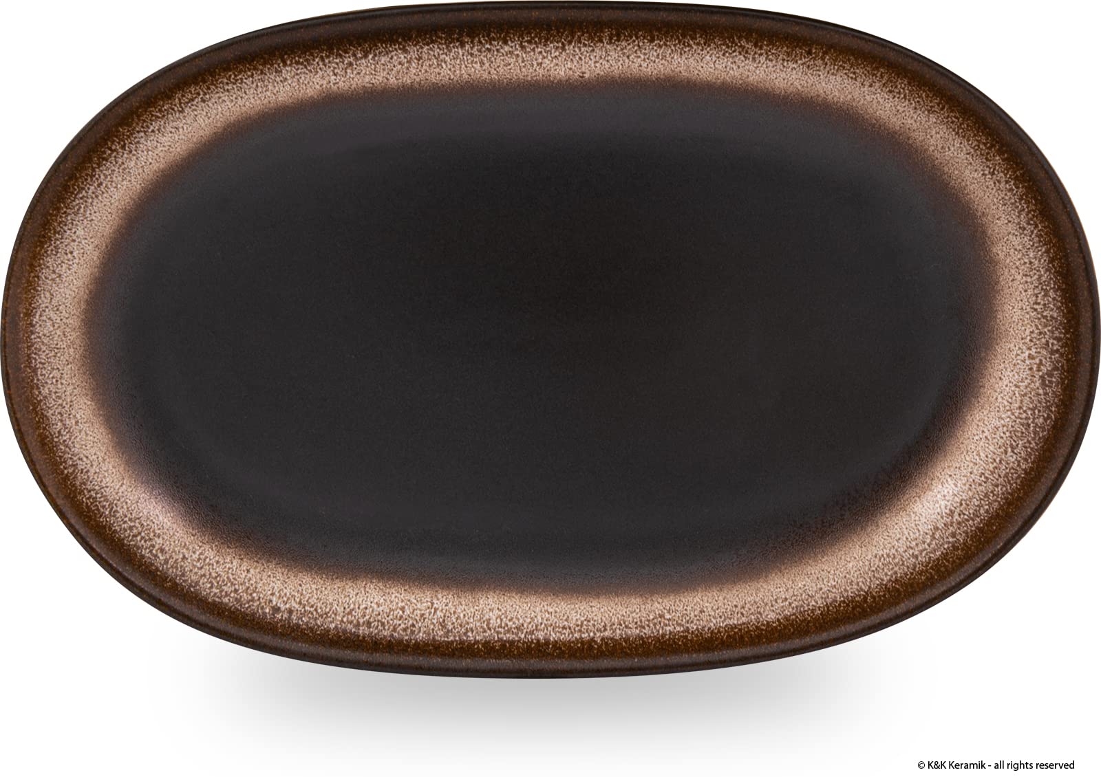 Plateau de service Bunzlauer Keramik 27x16 cm motif ZACIEK