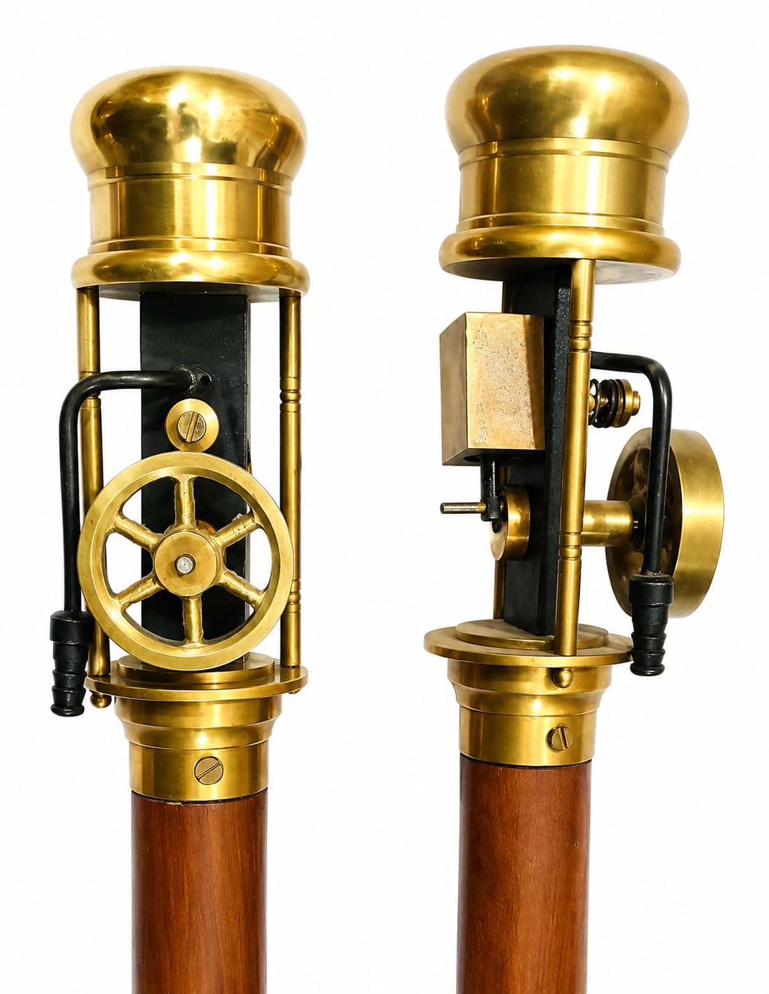 Bastón de motor de vapor para hombres y mujeres con bastón steampunk