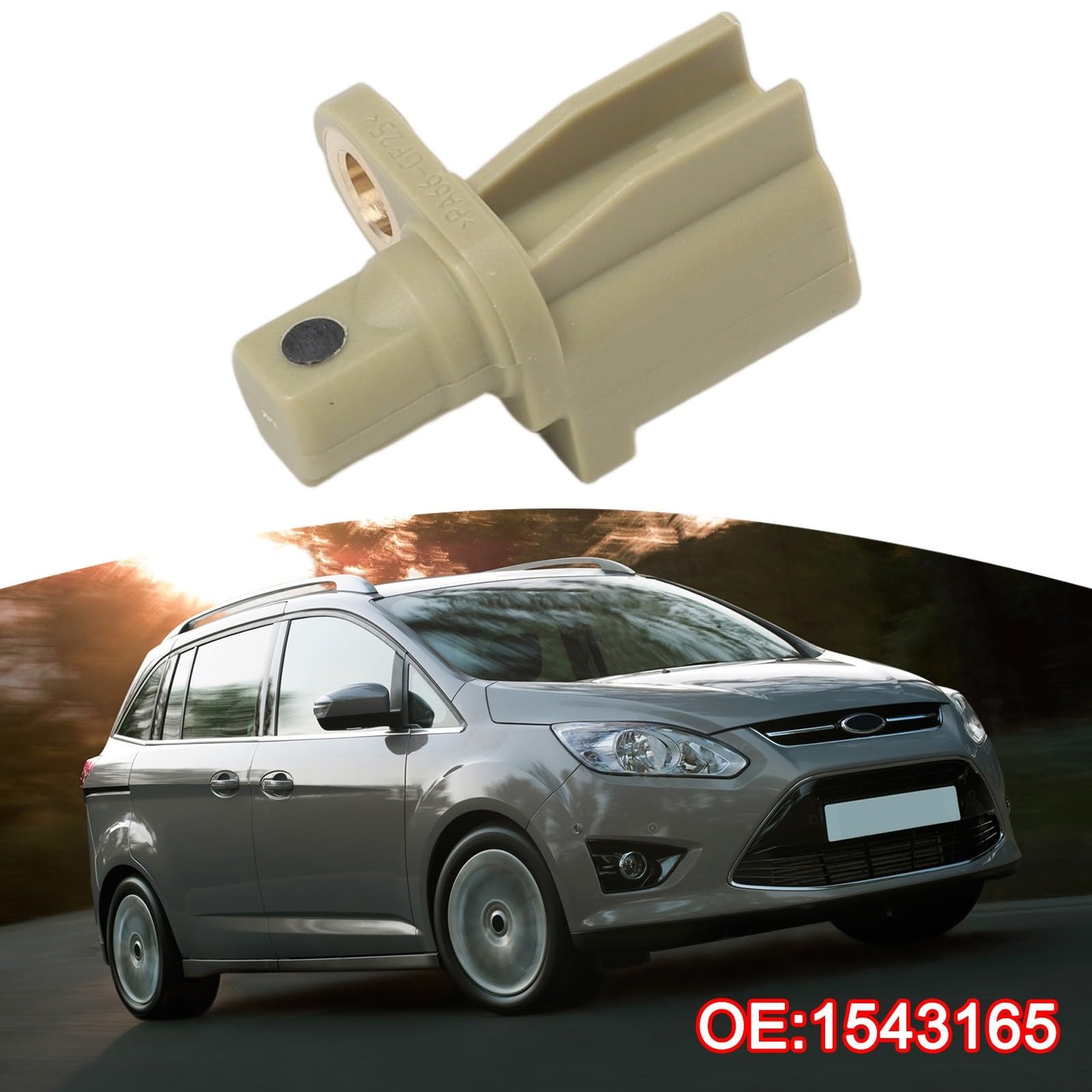 Sensore di velocità posteriore ABS per Ford C MAX, Focus, Kuga e Volvo V40, OEM 1543165, AV6T 2B372EB dal 2010 2022