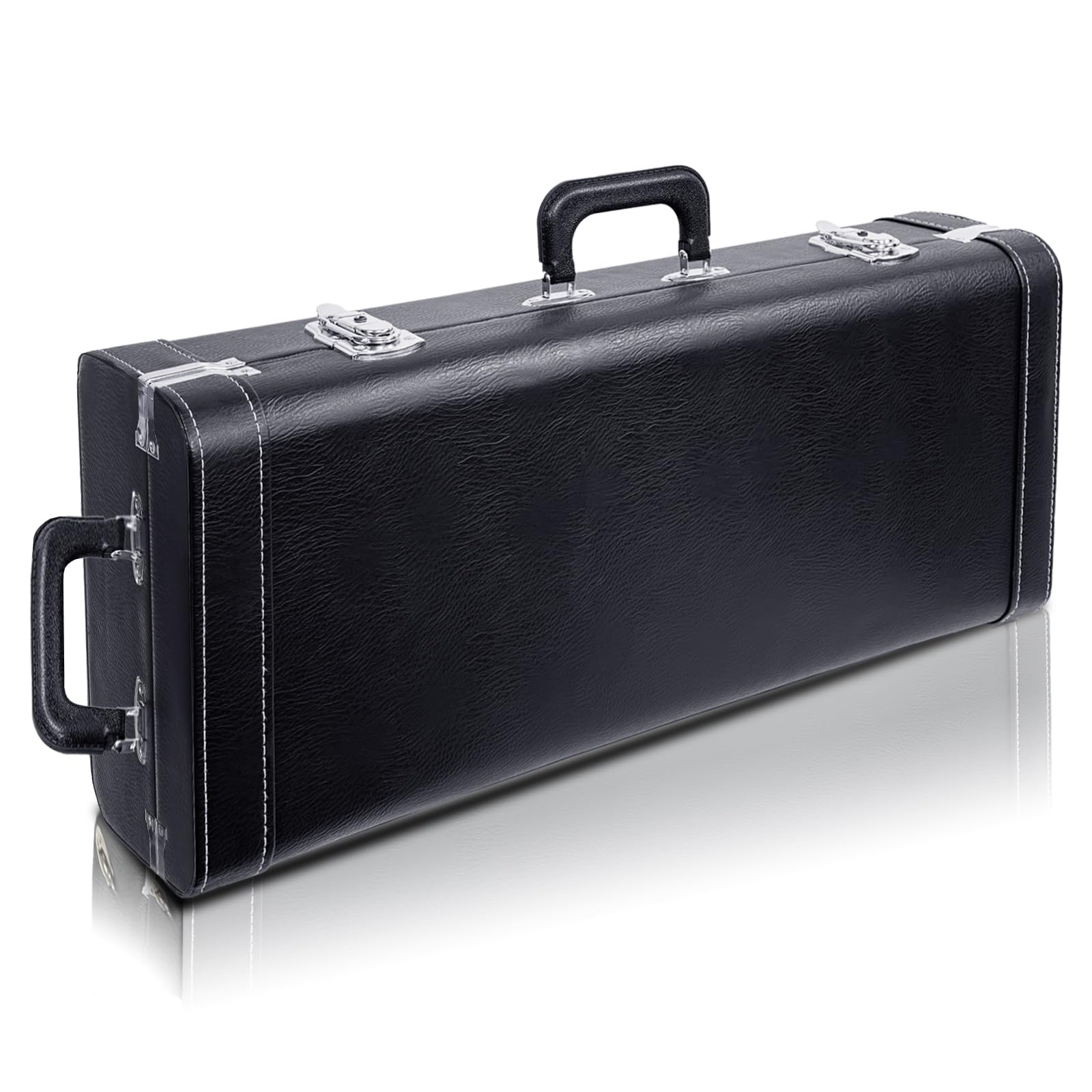 Alto Saxophone Case special case for saxophone, alto e-flat sax hand-held thickened shockproof leather bag, durable and durable (black)