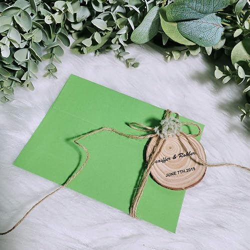 Miniatura 5 de 95 sobres de invitación A6 de 19 colores – Despegar y sellar sobres de 4 3/4 x 6 1/2 cuadrados en blanco con solapa – Papelería para tarjetas de