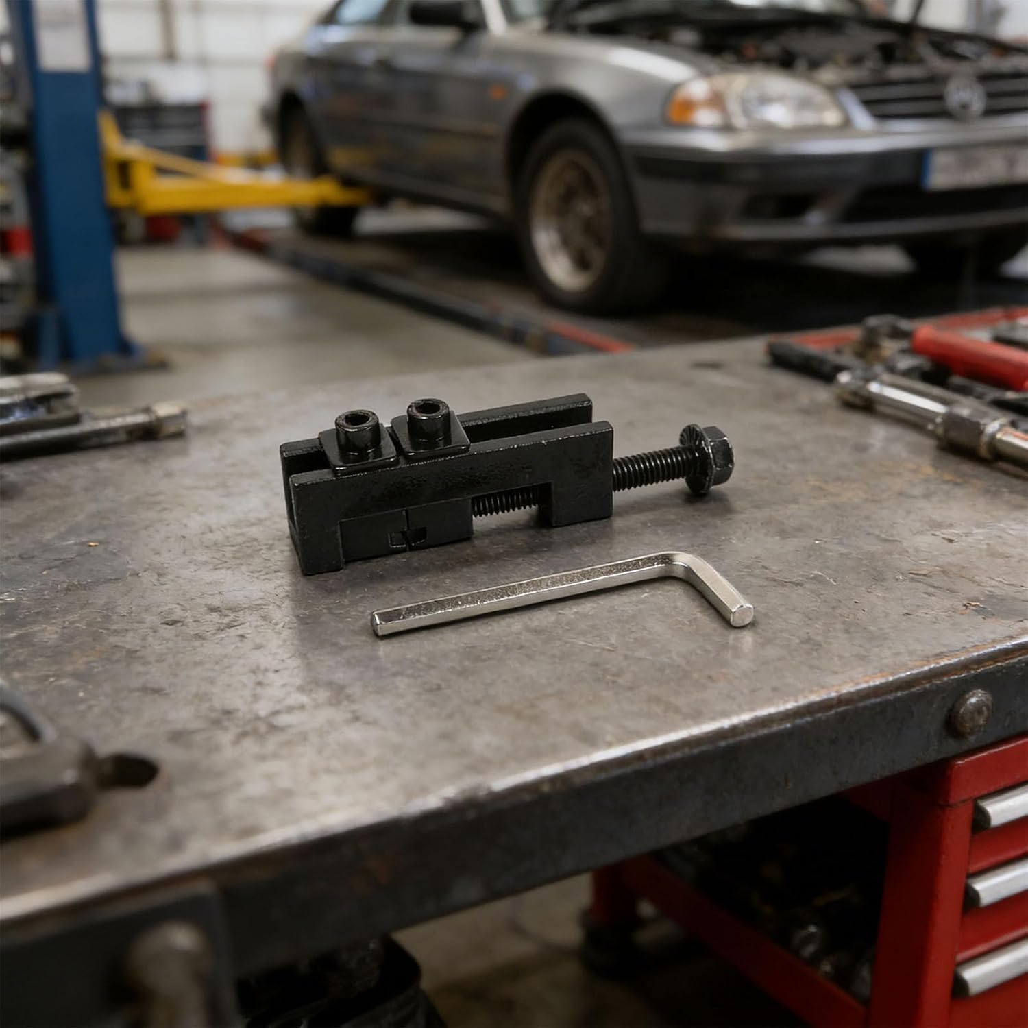 Metal Drive Shaft Clamp Tool with Wrench Cover for CV Boot Removal Repairing Ball Boot Clamp Tool Set