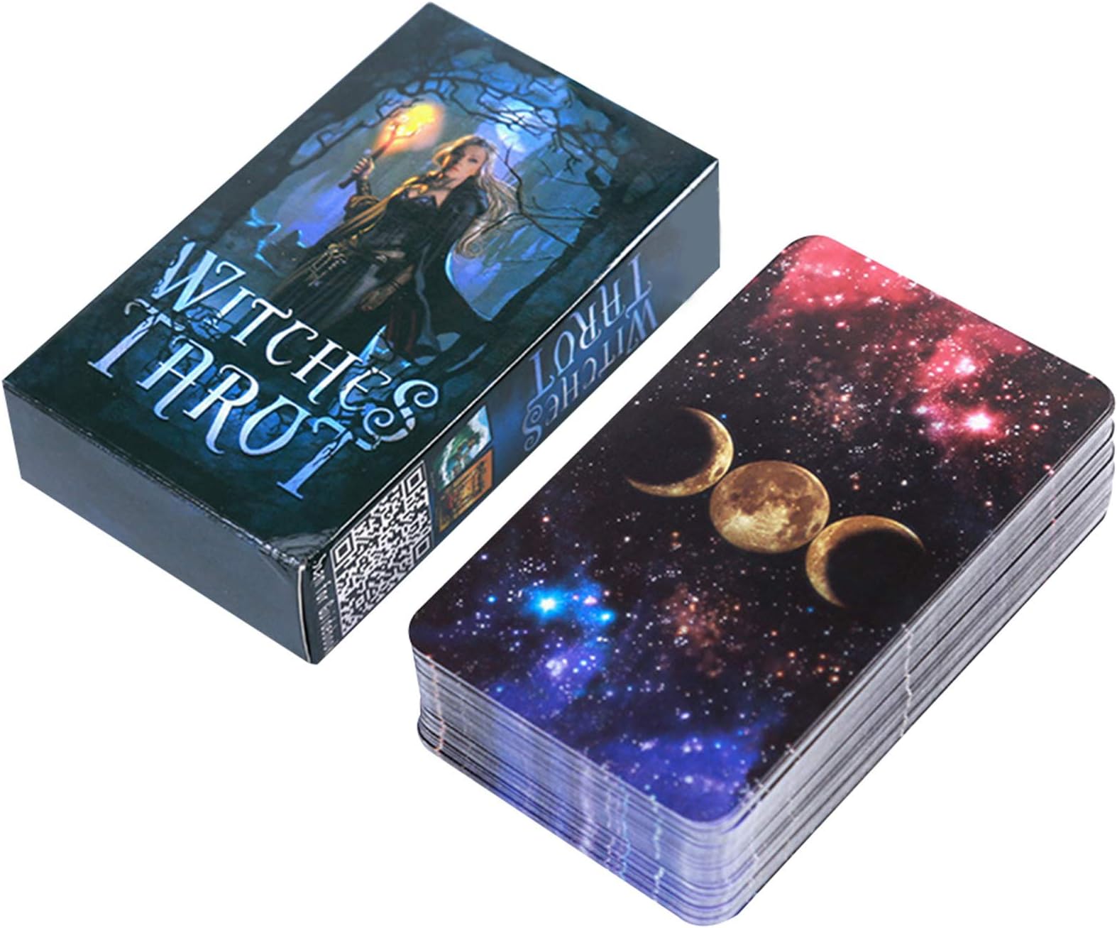 78Pcs/Set Tarot Cards Deck Board Future Telling Divination Game English Edition Witches SN07408