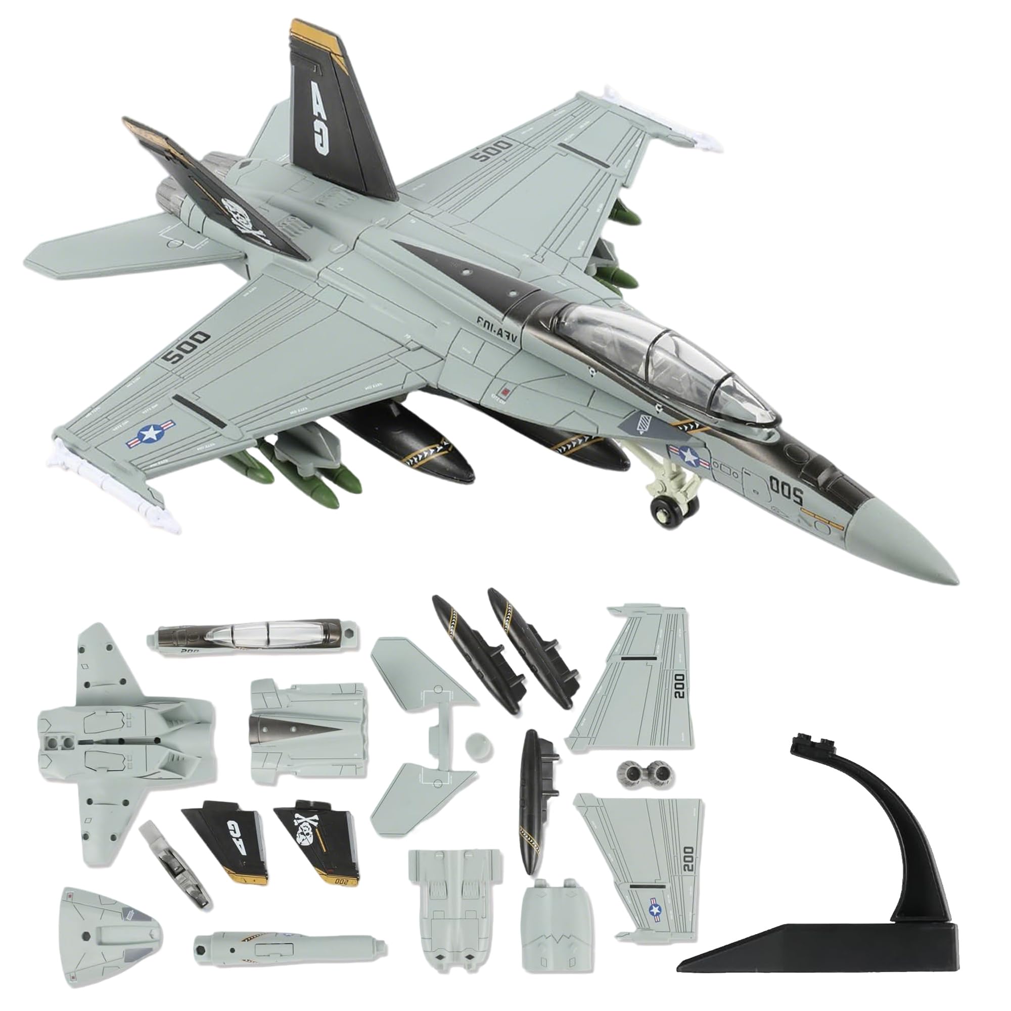 1:72 Scale Multi-Aircraft Series Plastic Assembly Plane Model Kit-F-18B