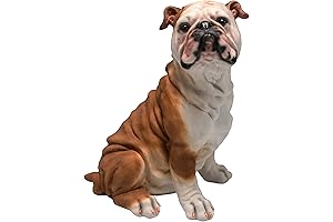 GD1794 Sitting Bulldog Puppy Stuffed Animal Plush Toy for Kids