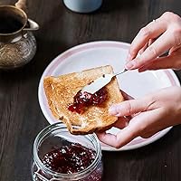 Vista 9 de AOOSY Cuchillo de mantequilla, cuchillo de queso, lenguado Dover arenques ahumados para desayuno, lindos mini cuchillos de cocina de acero