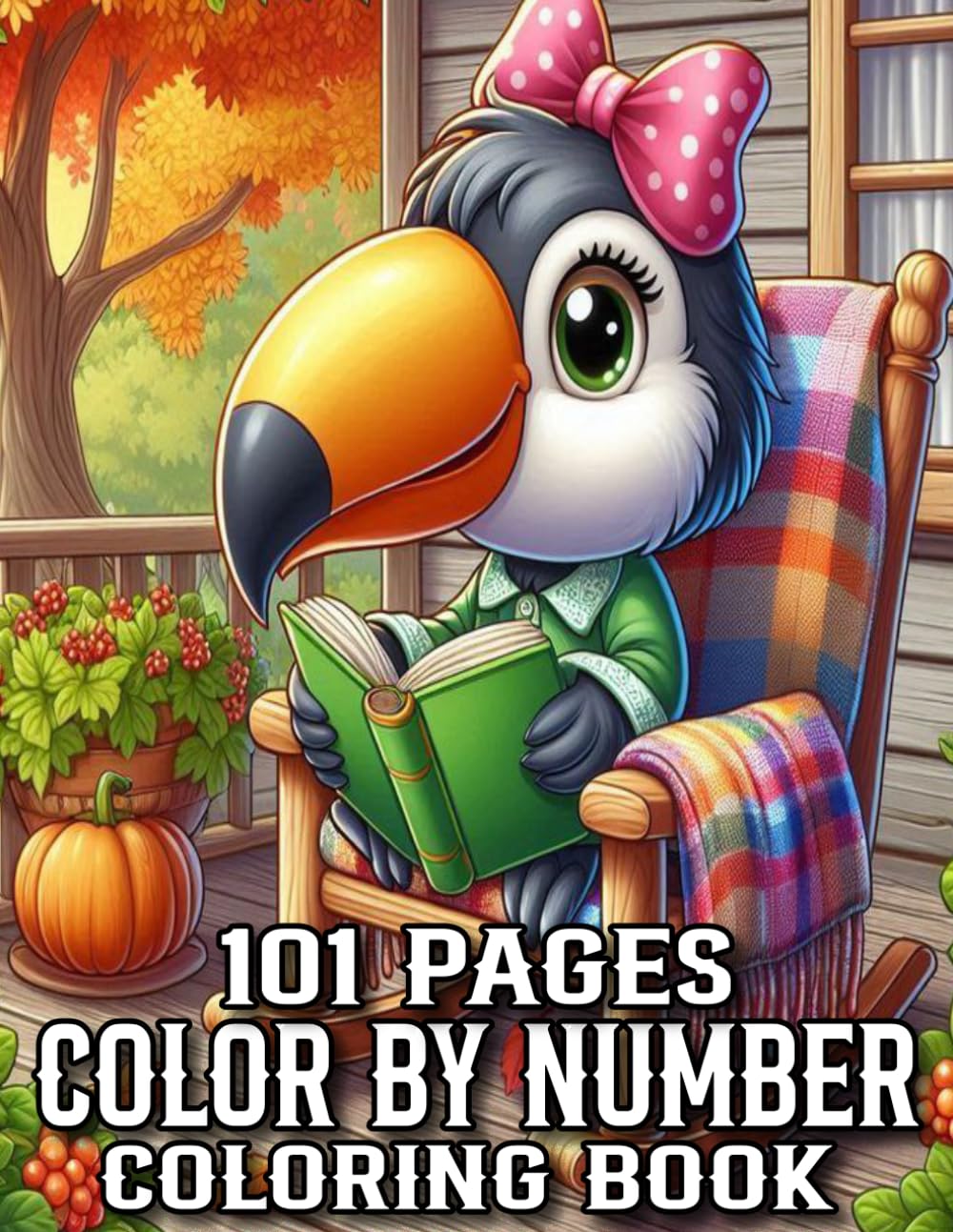 101 Pages Color By Number Coloring Book: Color By Number Coloring Book For Adults And Seniors With Flowers, Butterflies, Birds, Animals And More...(101 Pages Color By Number)