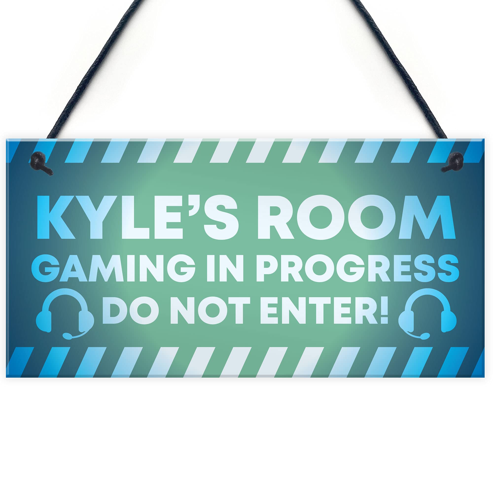 Personalised Neon Effect Gaming Sign For Man Cave Bedroom Sign Gift For Men Son