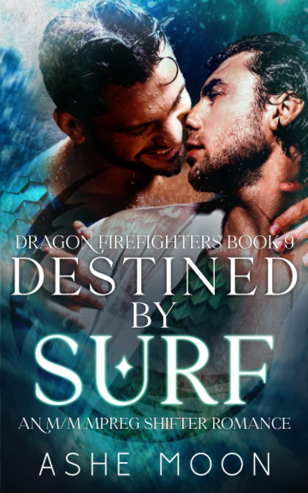Destined by Surf: An M/M Mpreg Dragon Shifter Gay Romance: 9 (Dragon Firefighters)