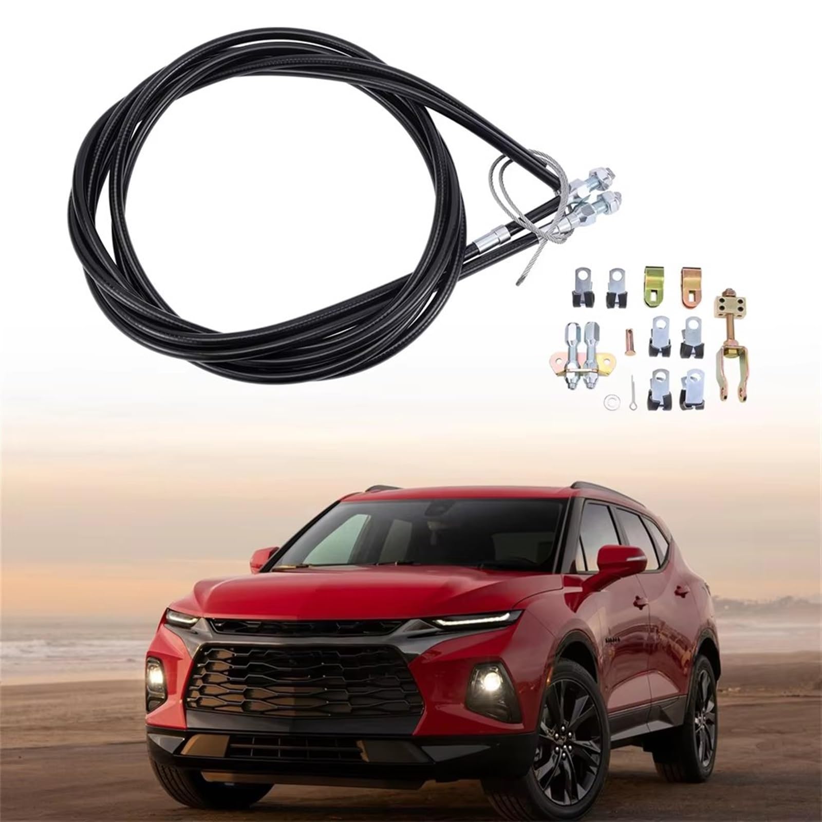 Attuatore Parcheggio Auto 330-9371 Kit Cavi Freno Di Stazionamento Di Emergenza A Disco/tamburo Posteriore Universale Accessori Per Auto