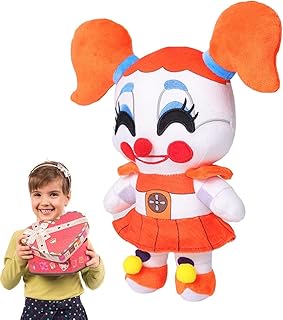 Fnafs Plushies Doll Toy | Fnafs Security Breach Plushies Doll | Fnafs Stuffed Animals Toy | Fnafs Plush Figure Pillow | Mini Sun-Drop and Moondrop Plush Toy | Cute Sun and Moon Plush Figure for Fans