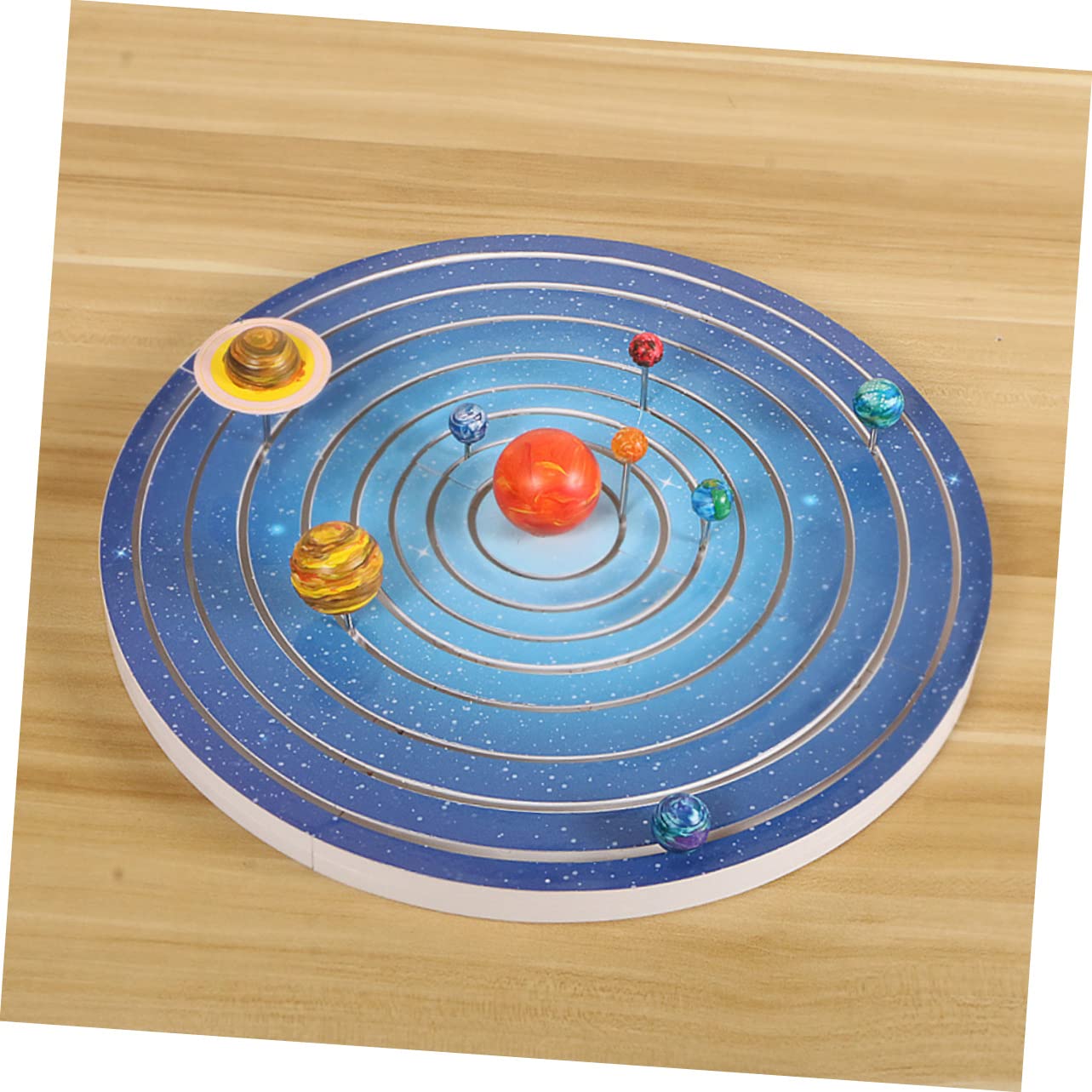 Kit de Pintura del Sistema Solar para Niños 8 Planetas en Plástico Blanco, Fácil de Pintar y Armar, Adecuado para Proyectos DIY y Juegos Infantiles Educativos