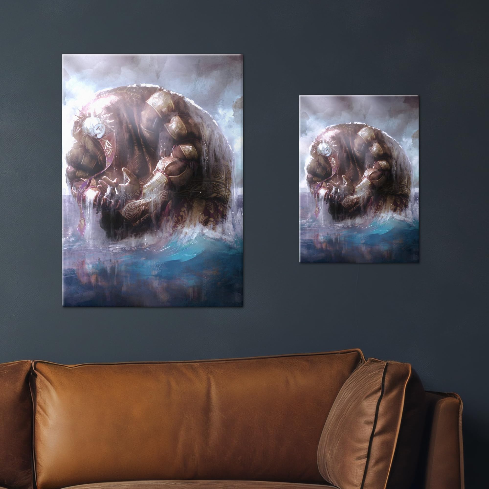 Displate Officiel Clair Obscur: Expedition 33 Poster - Sciel and Esquie's friendship becomes unbreakable - Métallique Fixation Magnétique Licence Officielle Affiche de Haute Qualité 45 cm x 32 cm