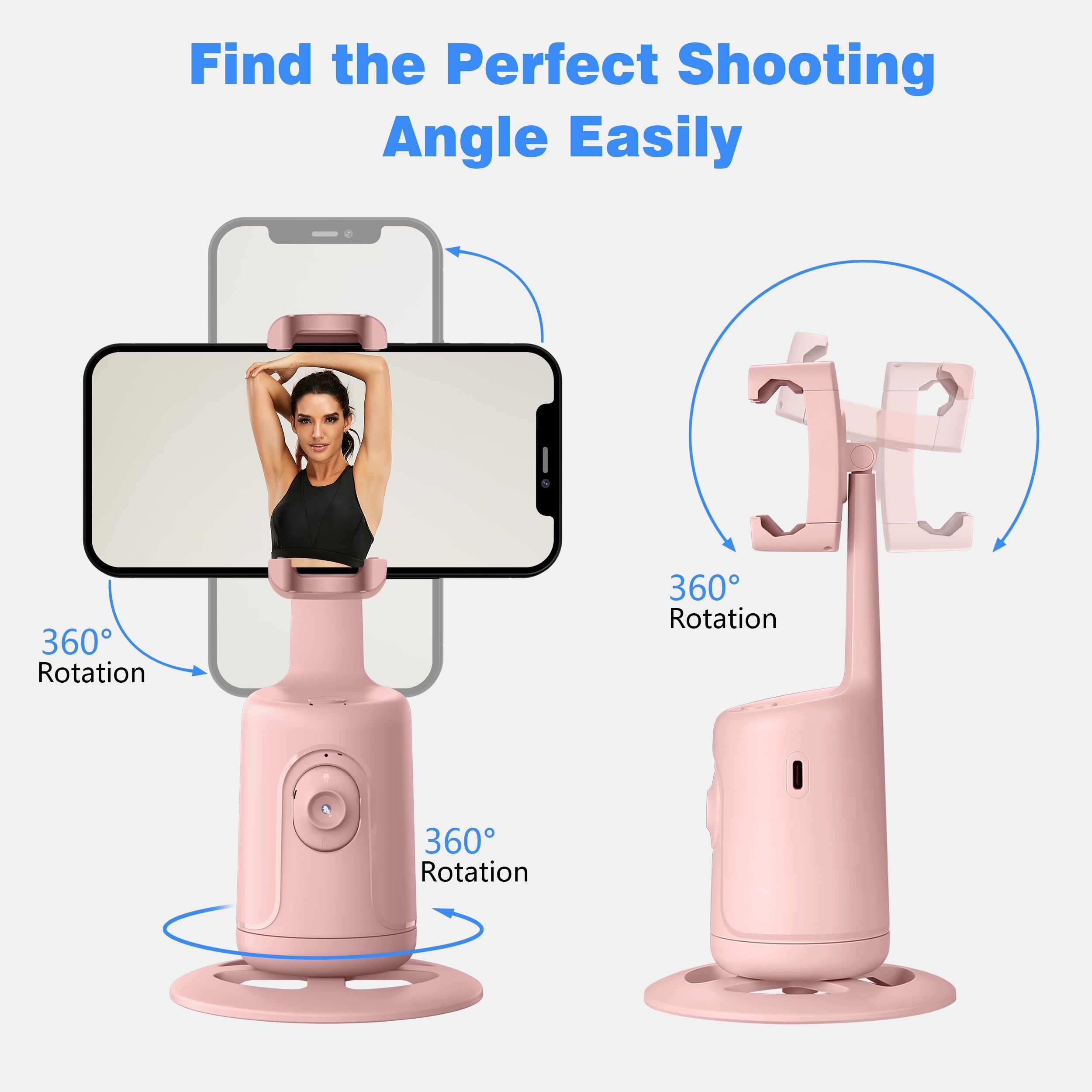 Bastoncini selfie per cellulare (rosa)