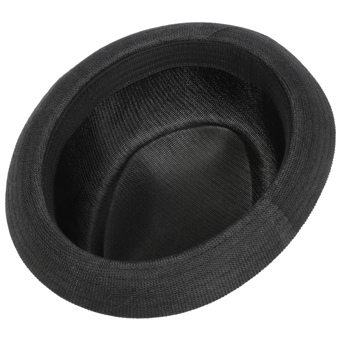 Lipodo Pork Pie Stoffhut Klassischer Look Sonnenhut mit Ripsband und Schleife Herren