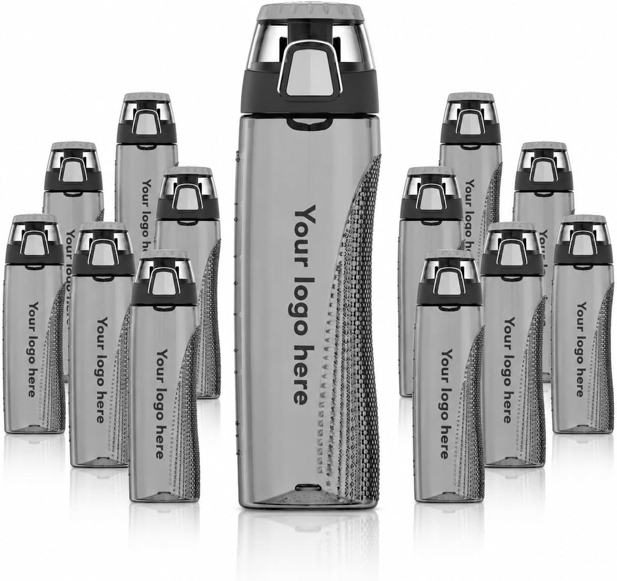 Thermos Tritan Hydration Bottle with Meter, 24-Ounce, Smoke (HP4100SMTRI6)