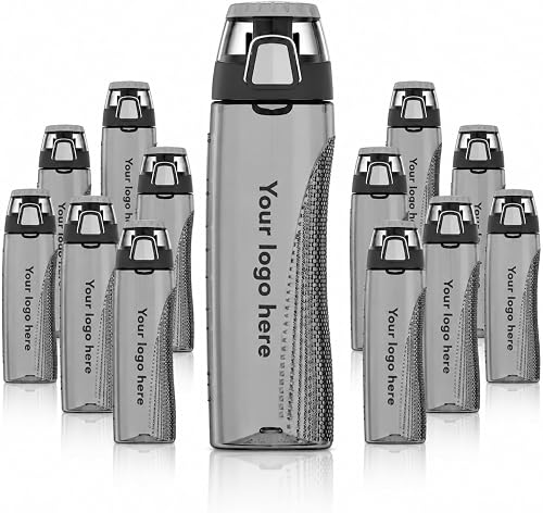 Thermos Tritan Hydration Bottle with Meter, 24-Ounce, Smoke (HP4100SMTRI6)